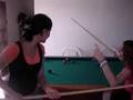 Letícia & Marise Jogando Sinuca