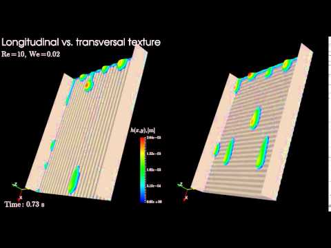 Flow on different texture types