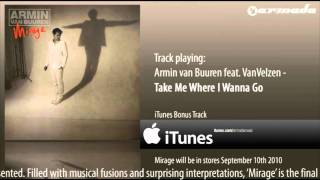Armin van Buuren feat. VanVelzen - Take Me Where I Wanna Go