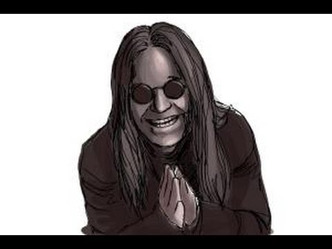 how to draw ozzy osbourne