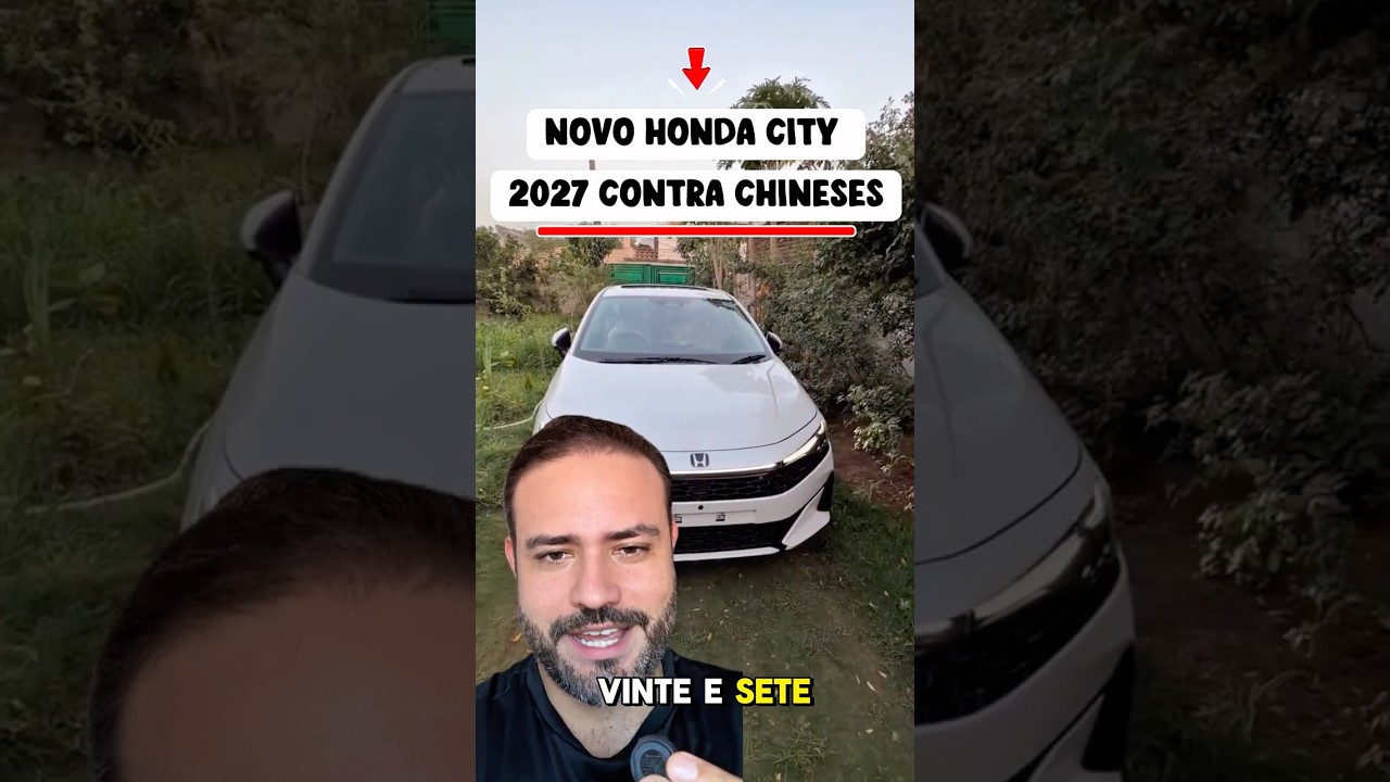 NOVO HONDA CITY 2027 🔥🤯 #honda #hondacity2027 #novohondacity