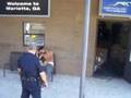 Marietta Georgia Police kick a sleeping Man's bag