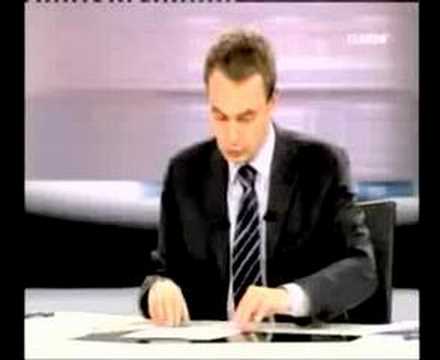 Segundo debate Zapatero-Rajoy: 11-M
