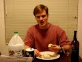 White guy shows how to eat balut White guy shows how to eat balut