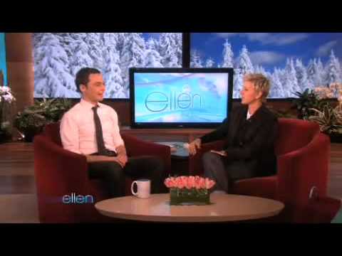 Jim Parsons Loves His Ellen Mug! Video