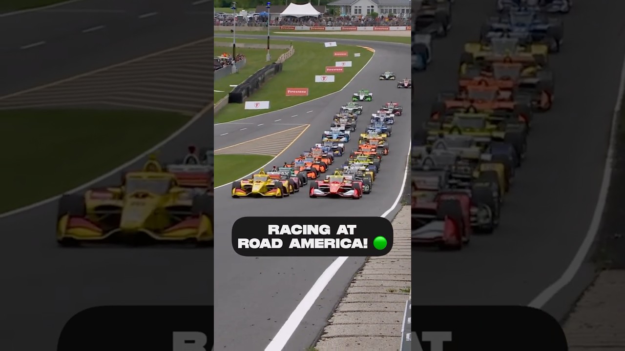 WELCOME TO AMERICA'S NATIONAL PARK OF SPEED! 🟢 #indycar #racing #roadamerica