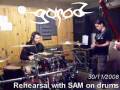 Gorod - Jam with new Drummer Sam Santiago