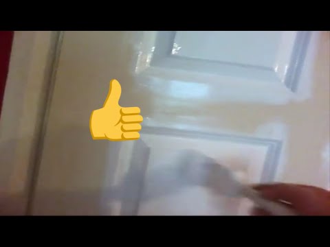 how to gloss a door