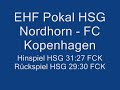 EHF Pokal HSG Nordhorn - FC Kopenhagen Siegerehrung