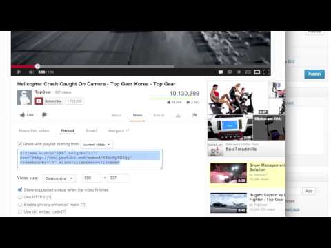 how to embed youtube video in wordpress