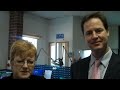 Nick Clegg & Sandra Gidley: Outside Westminster - Romsey