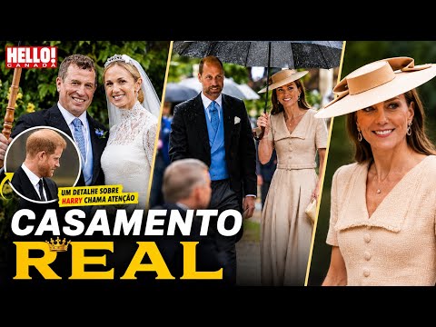 Kate e William brilham em casamento real; um detalhe sobre Harry chama atenção