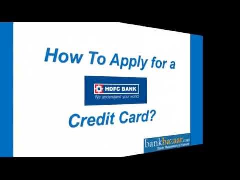 how to apply for hdfc credit card