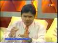 Dr Ismail Tambi being interviewed by TV3