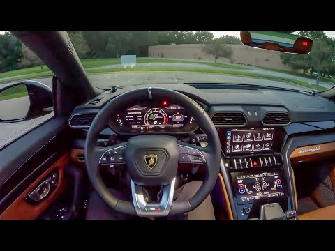 2023 Lamborghini Urus S - POV Night Drive (Binaural Audio)