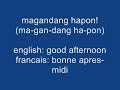Learning Tagalog - Basic Phrases Learning Tagalog - Basic Phrases
