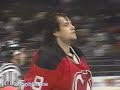 Mike Peluso vs Shane Churla from the New Jersey Devils at New York Rangers game on Apr 2, 1996. via www.hockeyfights.com