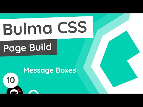 Bulma Tutorial (Product Page Build) #10 - Message Boxes