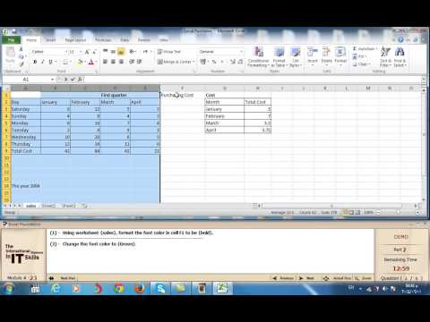 حل اختبار كامبردج اكسيل 2010 باللغة الانجليزية ( Tag Cambridge Exams 2010 Demo English )