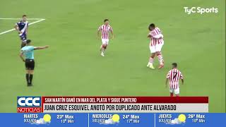 SAN MARTÍN GANÓ EN MAR DEL PLATA Y SIGUE PUNTERO