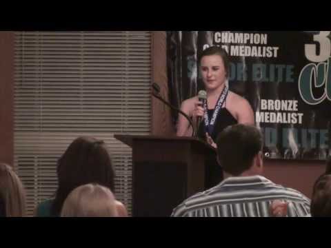 Cheer Extreme Senior Elite Hailey Davis Farewell Speech