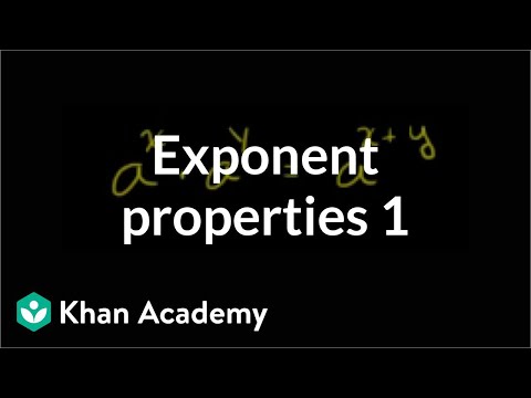 Exponent Properties 1