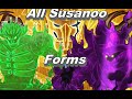 All Susanoo Forms  Itachi, Shisui, Indra, Madara amp; Sasuke