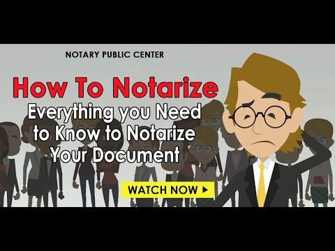how to properly notarize a document in ny