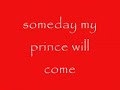 someday my prince will come