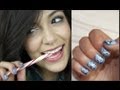 DIY Snowflake Holiday Nail Tutorial!