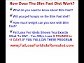 Slim Fast Diet - Does It Really Work??