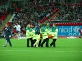 Soccer Aid - Pierluigi Collina goes off injured!