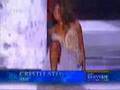 Miss Usa Crystle Stewart se cae en el Miss Universo 2008
