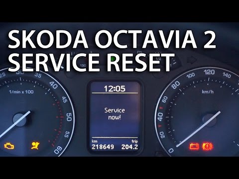 how to reset service light on skoda octavia