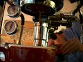 Pulling a shot with Cimbali Max grinder Pulling a shot with Cimbali Max grinder