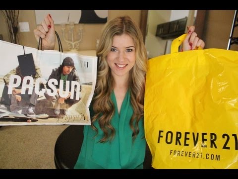 pac sun - Happy Monday! I know this is my least favorite day of the week...so why not spice it up with my favorite kind of videos.....A HAUL! Make sure to LIKE, SHARE,...
