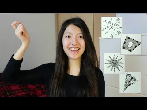 how to zentangle easy