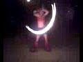 Caelestis ( tina wells) fire dancing with poi at Elevation
