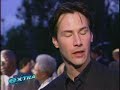 a news clip from extra tv about how keanu is finally opening up about his painful personal life.
