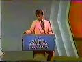 on a 1970s episode of the $20,000 pyramid, william shatner accidently blurts out the final clue, disqualifying his partner's shot at 20 grand.  he handles this with such grace... (poor video quality... my apologies)