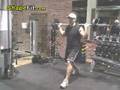 Quadriceps Exercises - Barbell Lunges For Building Big Legs