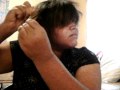 how to do thinker emo hair