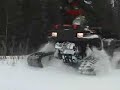 6x6 atv in deep snow