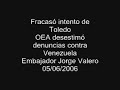 fracasó intento de toledo: oea desestimó acusaciones de perú