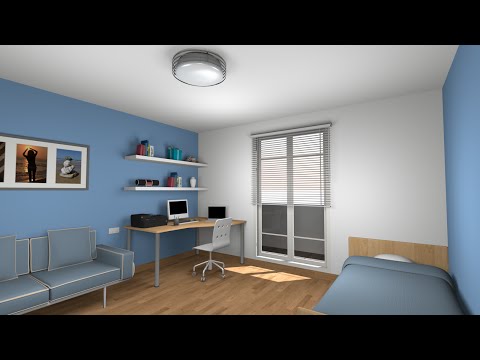 Sweet home 3D tutorial: Design and render a bedroom - Part 2