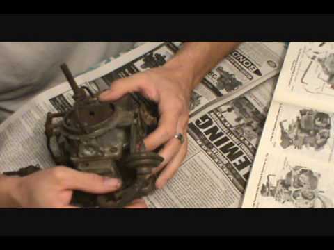how to rebuild two barrel carburetor