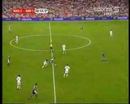 Mbark Boussoufa action against Real Madrid. Mbark Boussoufa great technical 