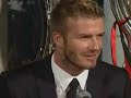 David Beckham interview back to Old Trafford (MU vs AC Milan)