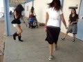 Shuffling at school on a boring day