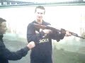 AK47 � Billes,  Test sur Baptiste XD